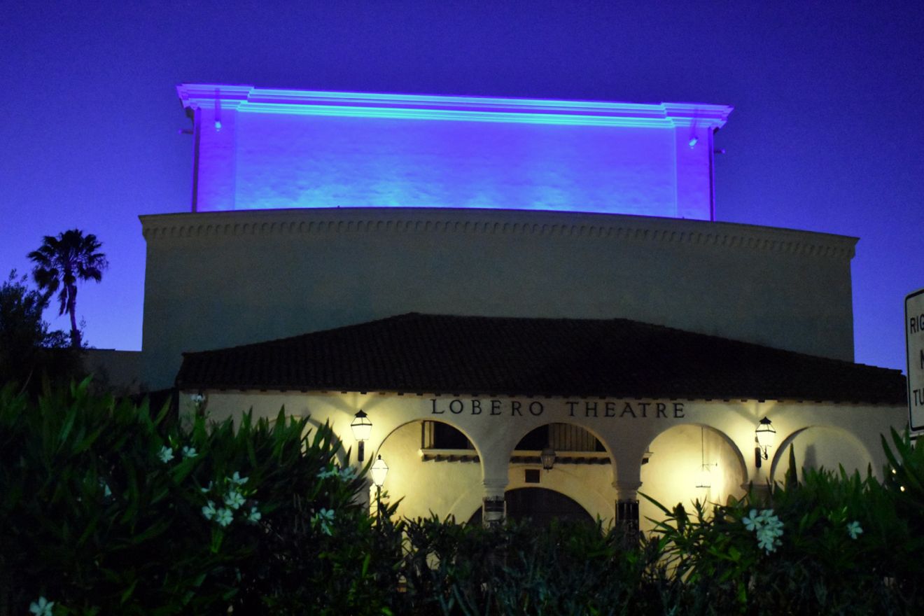 Light It Blue - Lobero Theatre - Santa Barbara - Covid